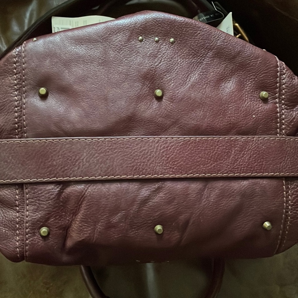 CHLOE ORIGINAL VINTAGE Y2K Paddington Burgundy Leather Bag Lock & Key RARE! - Picture 9 of 13